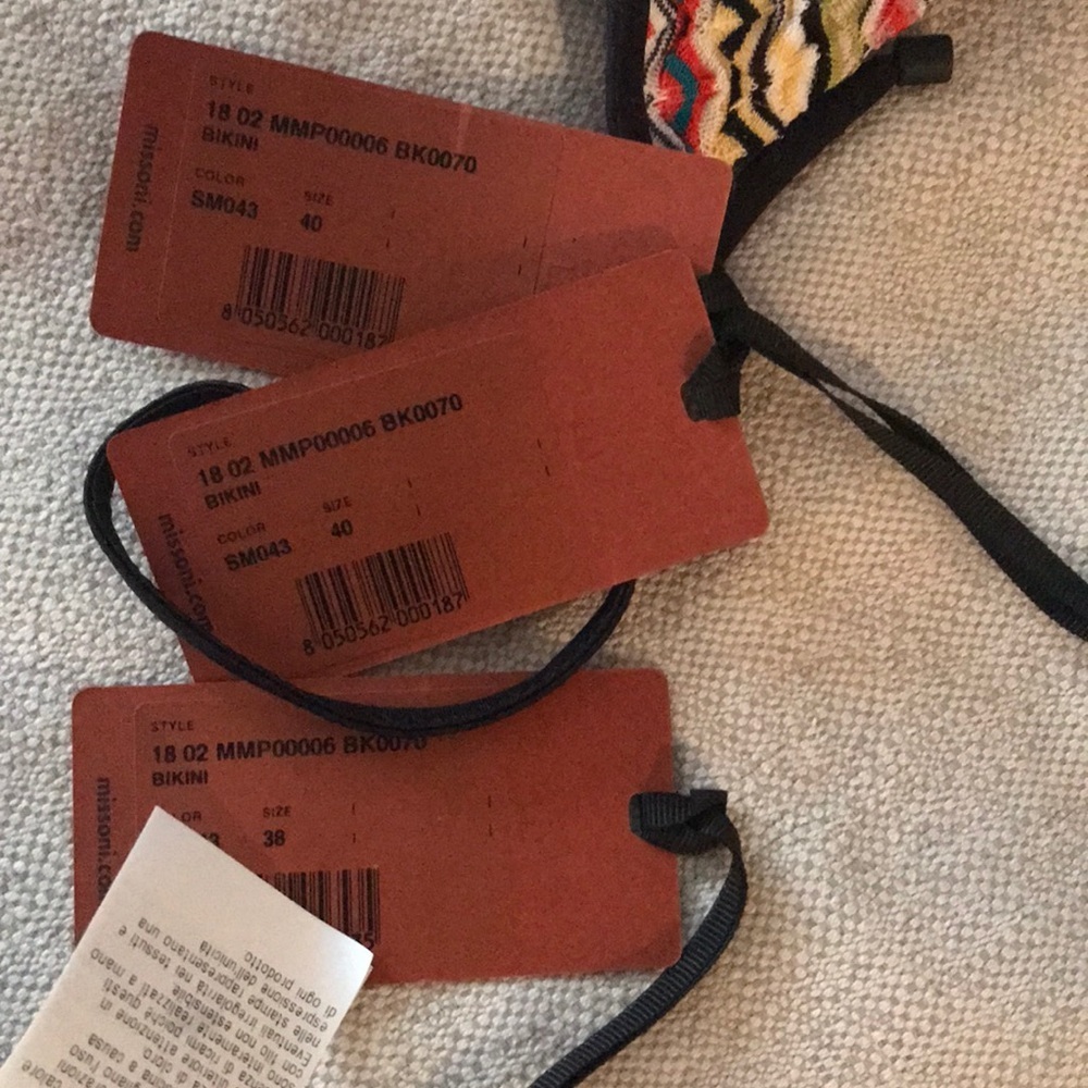 Missoni triangle string Bikini new with tags - Picture 8 of 8